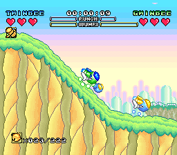 Pop'n TwinBee - Rainbow Bell Adventures (Europe) In game screenshot